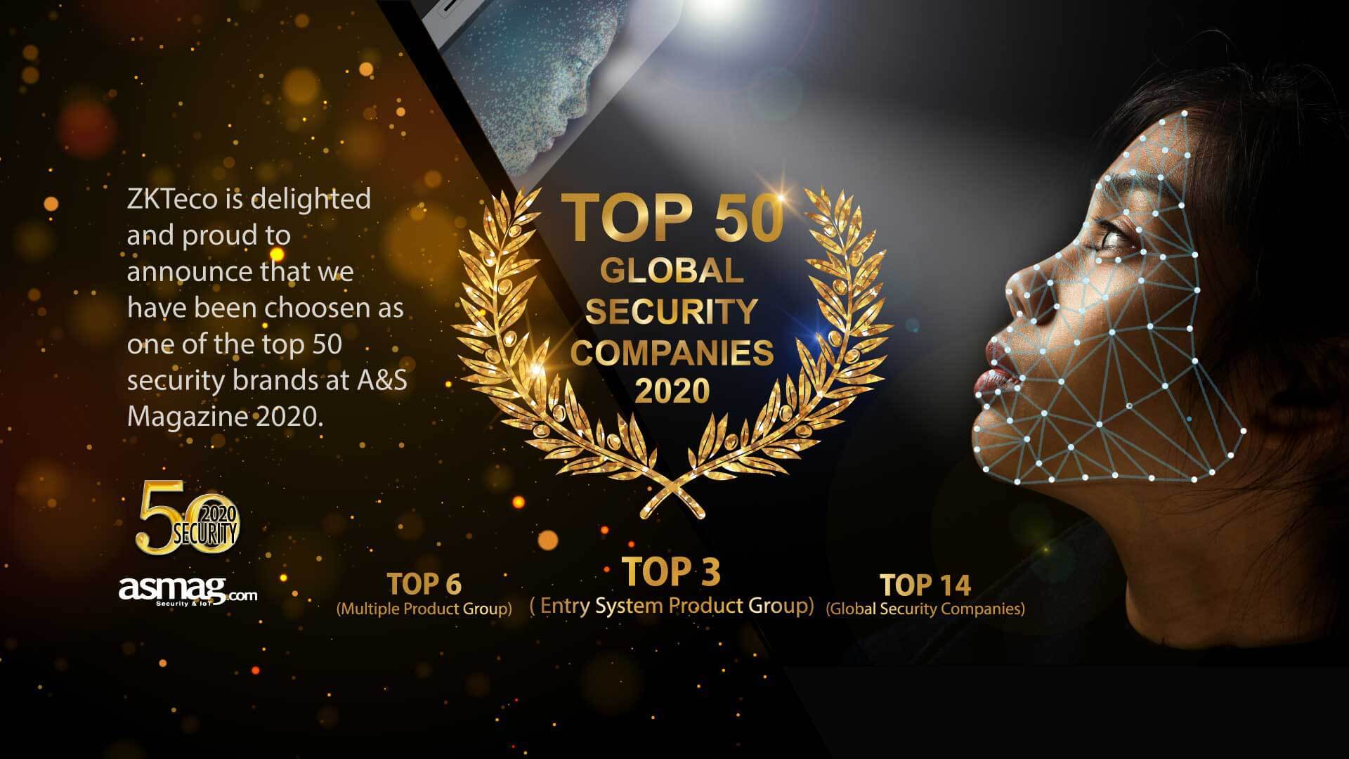 a&s International誌2020世界セキュリティ企業TOP50
